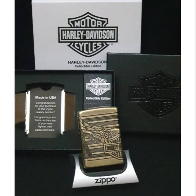 29898 ORIGINAL ZIPPO ARMOR HARLEY DAVIDSON COLLECTIBLE 2019