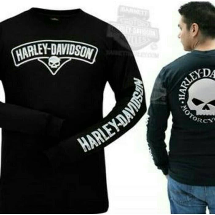[Original Shoppe] kaos lengan panjang/long sleave HARLEY-DAVIDSON