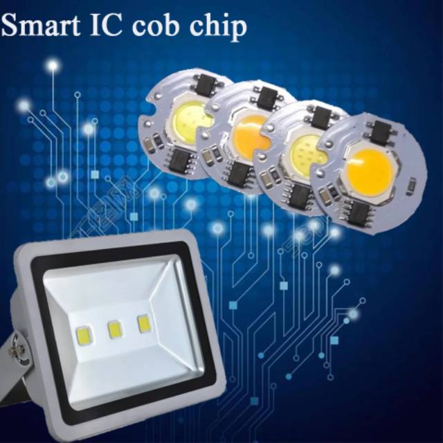 LED COB Chip 9 W AC 220 V 220 V Tidak Ada perlu driver IC Pintar bulb lampu Untuk DIY Lampu Sorot