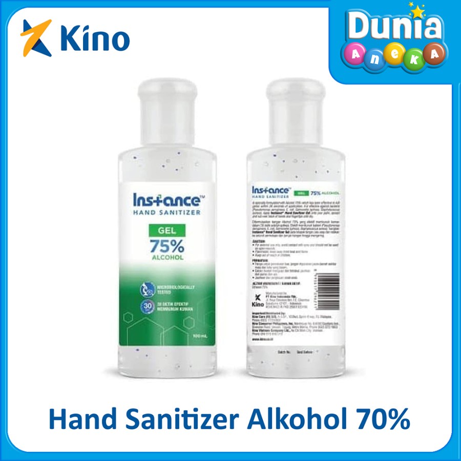 TERMURAH !!! INSTANCE HAND SANITIZER GEL FLIPTOP 100 ML ISI 3 PCS