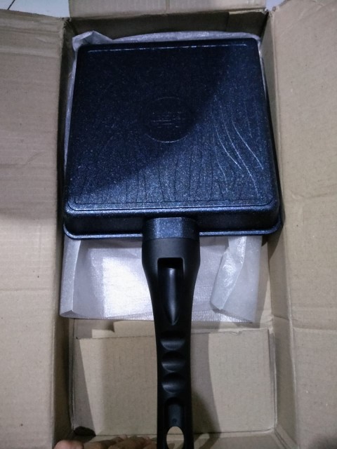 Square Pan 23cm Neocook Mega Stone /panci Multifungsi-by Neohaus (original)