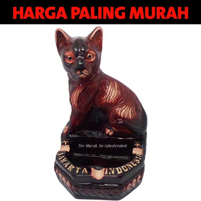 Asbak kucing asbak unik karakter kucing asbak pajangan asbak hiasan