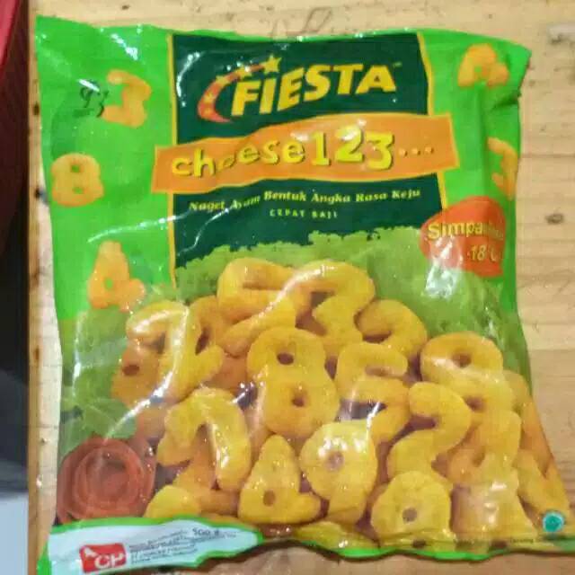 

Fiesta Nugget Cheese 123 250g/500g [Khusus Gosend/Grab Surabaya]