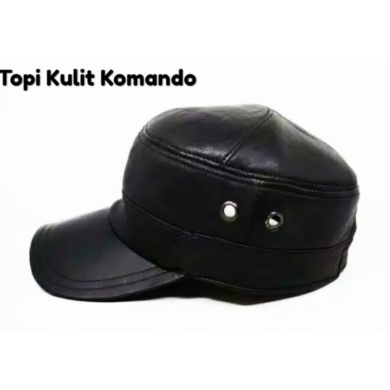 Topi Kulit Komando asli garut