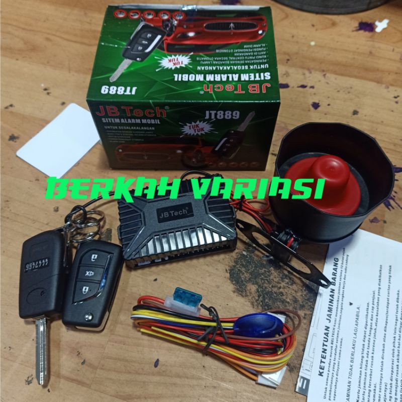 Alarm Mobil JBTECH JT889 Model Kunci Lipat Innova Reborn JB889 Universal Toyota