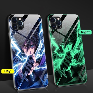 New Fashion Glowing Led Case For Iphone 6 6s 7 8 Plus X Luxury Glass 