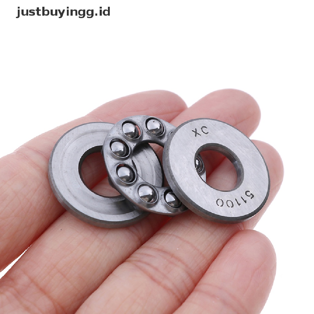 (Justbuyingg.Id) Thrust Ball Bearing 3 Bagian Seri 51100 51100 Ke 51106 Id