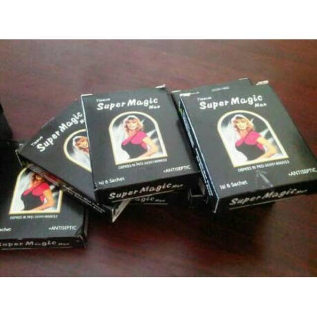 Tissu super magic hitam