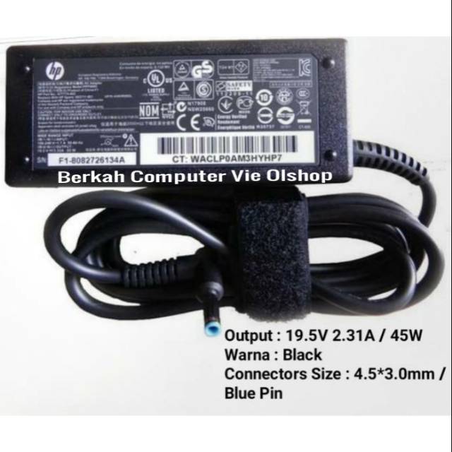Adaptor Charger Ori Laptop HP 14 CM0091AU HP Envy 14, Hp Pavilion 15