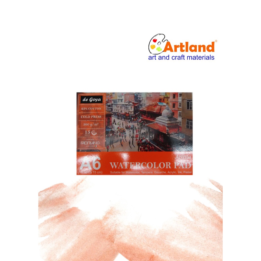 

De Goya Artista Water Color Pad 25% 300G CP A6