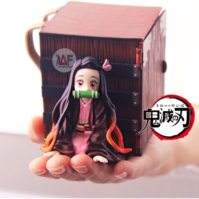 Action figure Demon slayer Nezuko Kamado box mini up art original