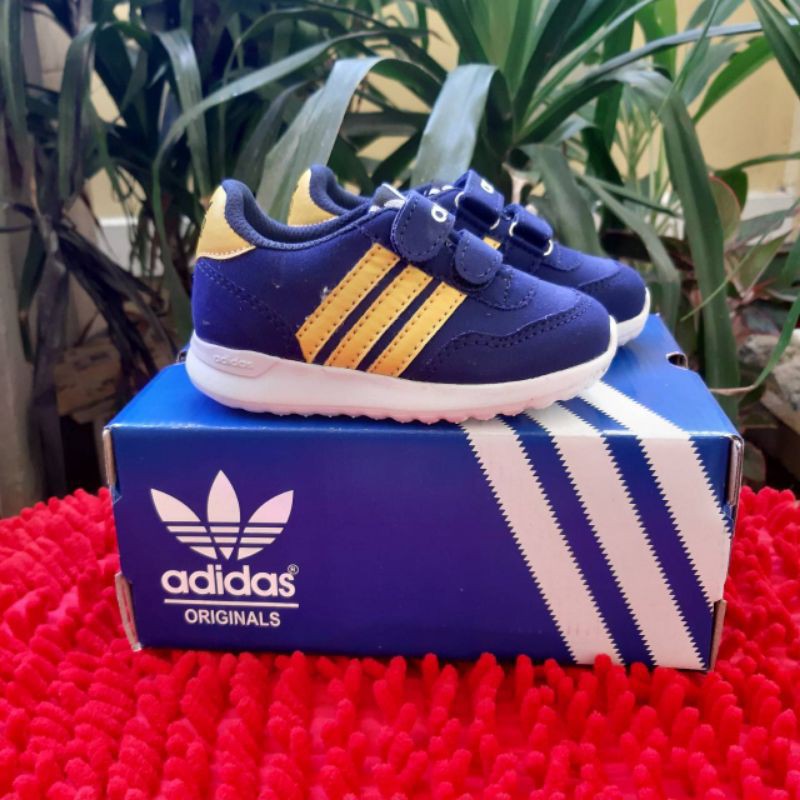 Sepatu Anak Adidas Cloutfoum Size 21 - 32 Biru Import