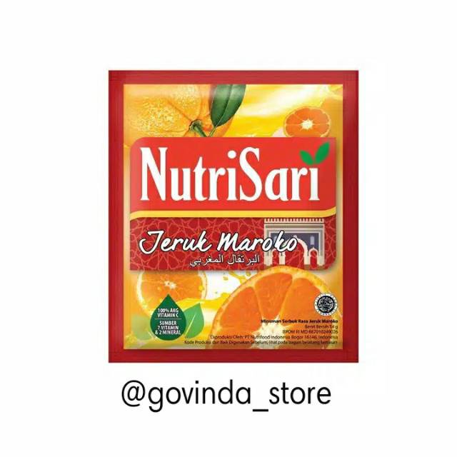 

NUTRI SARI ALL VARIAN SASET 14gr ISI 10PCS