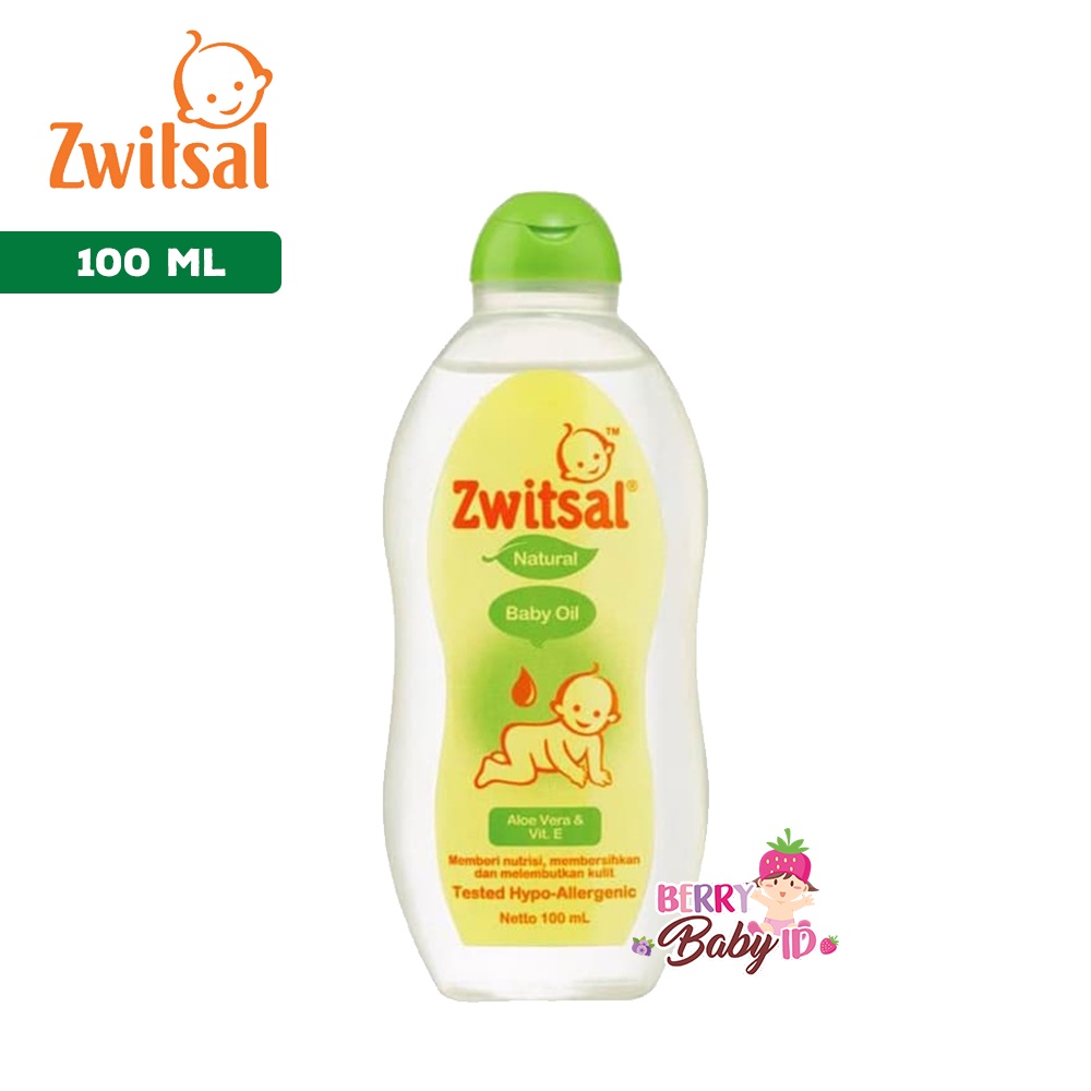 Zwitsal Baby Oil Natural Hypoallergenic Baby Spa 100 ml ZWT008 Berry Mart