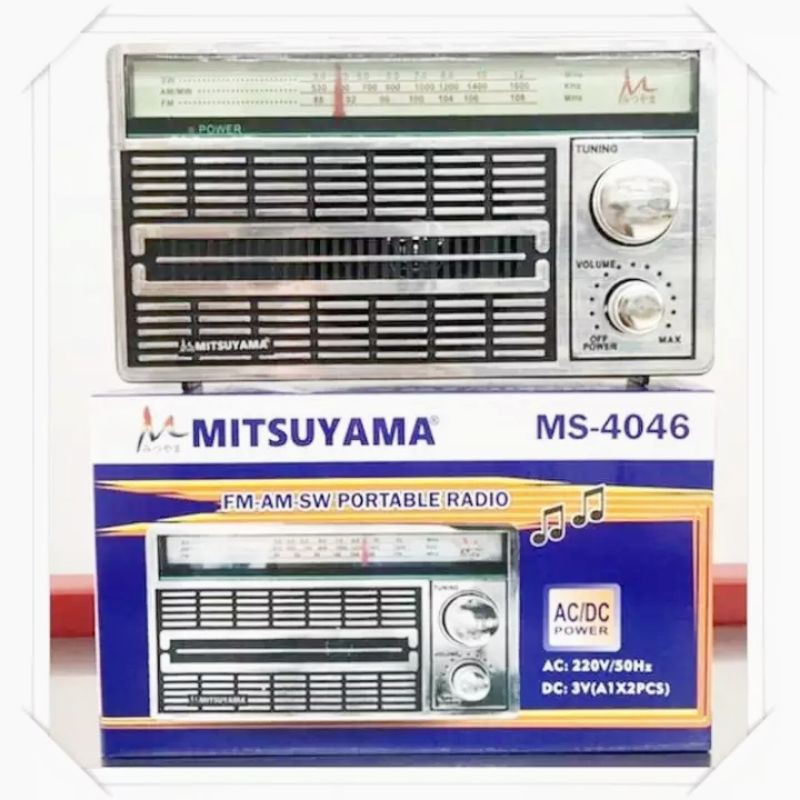 Radio Portable SERI-4046 fm/am/sw MITSUYAMA