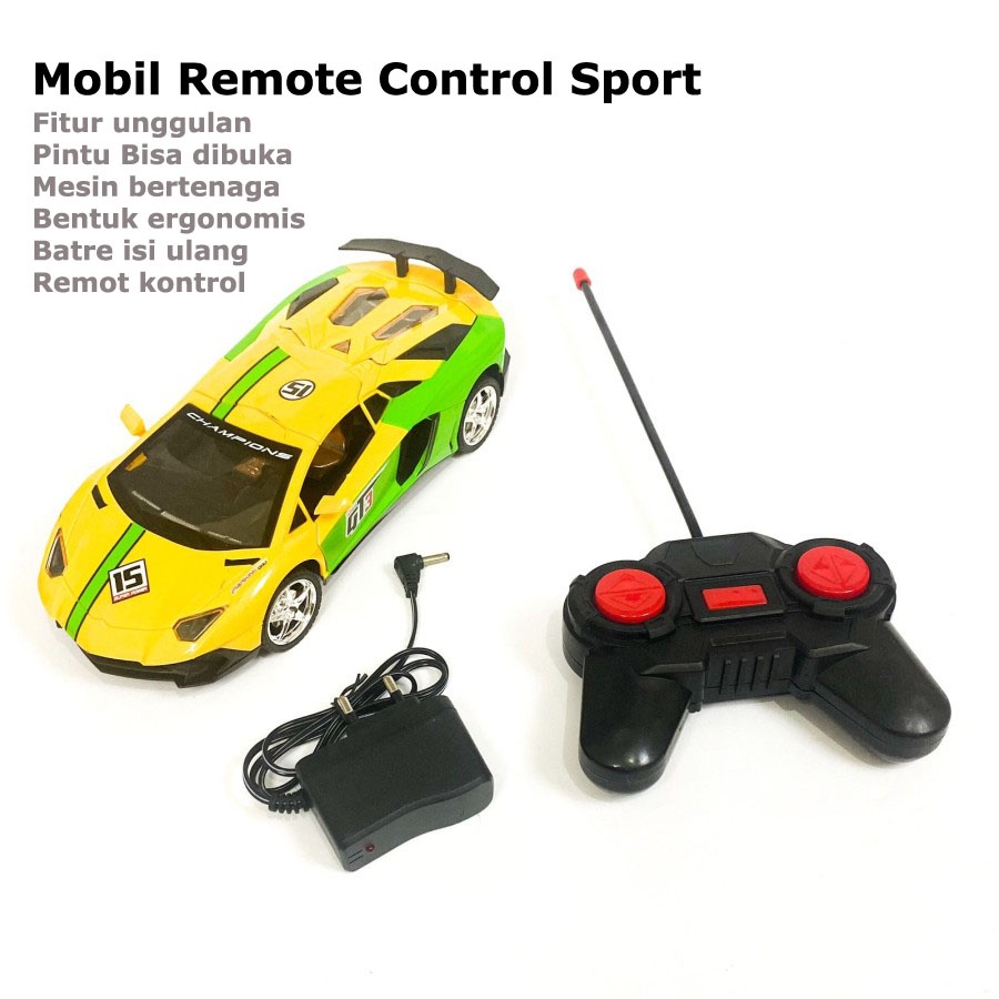 Mobil Remote Control Sport Keren - Mainan Mobil Anak