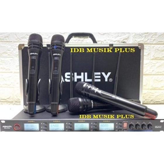 Mic Wireless 4 Pegang Ashley Mc Four McFour Original Ashley