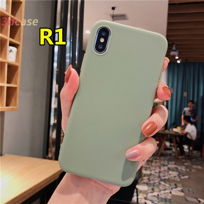 Casing Soft Case Realme C11 5i C15 C12 C17 C2 C3 7 7i 3 3i 5 6 C1 C3i 5 5S U1 X2 XT Q 6i 2 X2 5 PRO Narzo 20 PRO 10A 20A Motif Warna Polos-1
