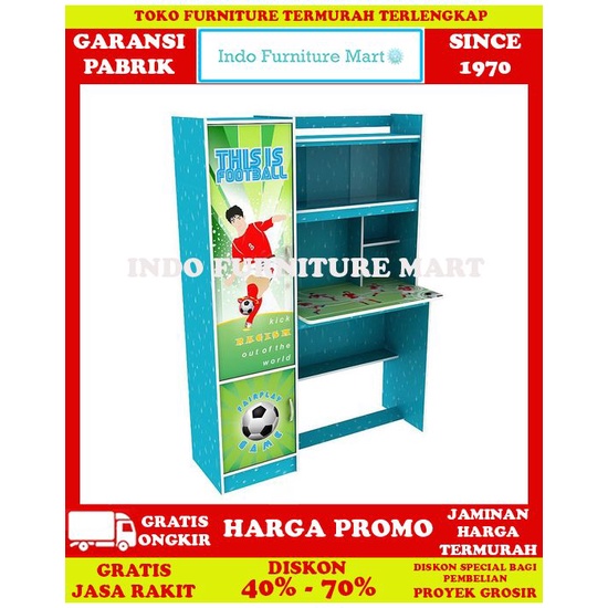 Meja Belajar Anak Minimalis Olympic Mbb0110424 Bola