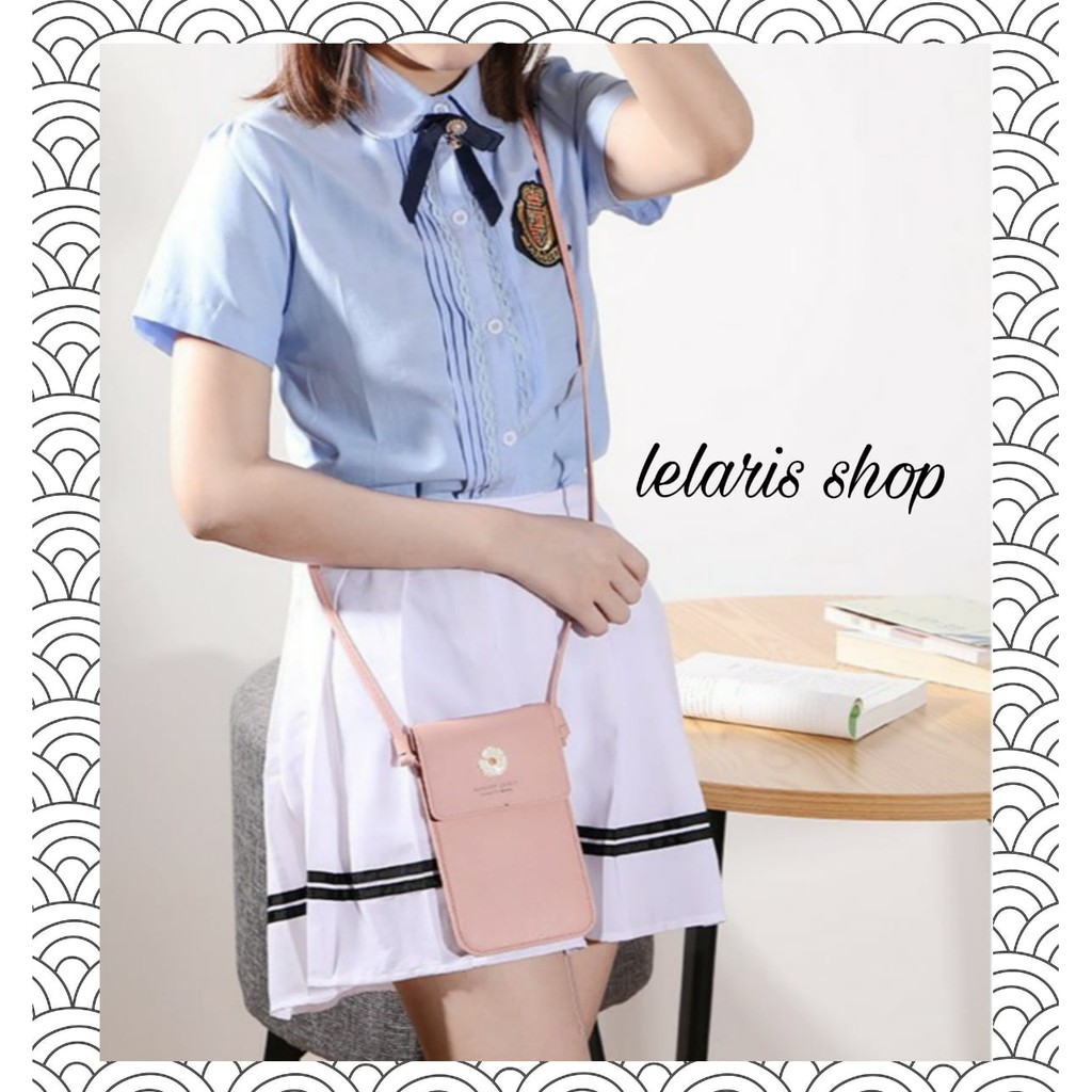 Tas Slempang Selempang Wanita Cewek HP Transparan Import 138 Terbaru/Tas HP Wanita/Tas Wanita HP
