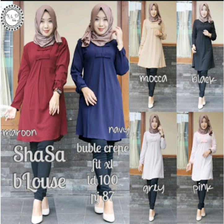 Shasa long blouse