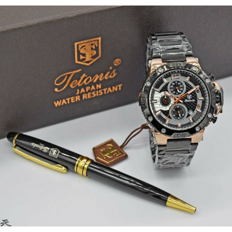 Tetonis Original/Jam tangan pria & wanita/jam tangan rantai/Cronograp aktif