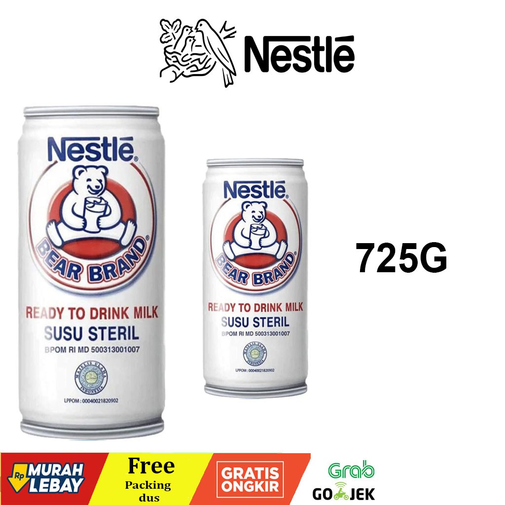 

Susu Beruang Bear Brand 189ml ecer per kaleng