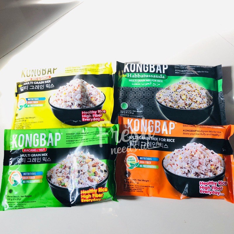 

KONGBAP MULTI GRAIN MIX - 6 Sachet @ 25 gram