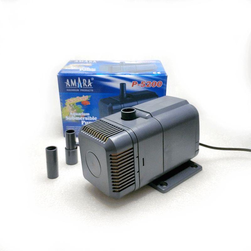AMARA P 5200, 3600L/H Pompa Air Celup Akuarium/Kolam Ikan
