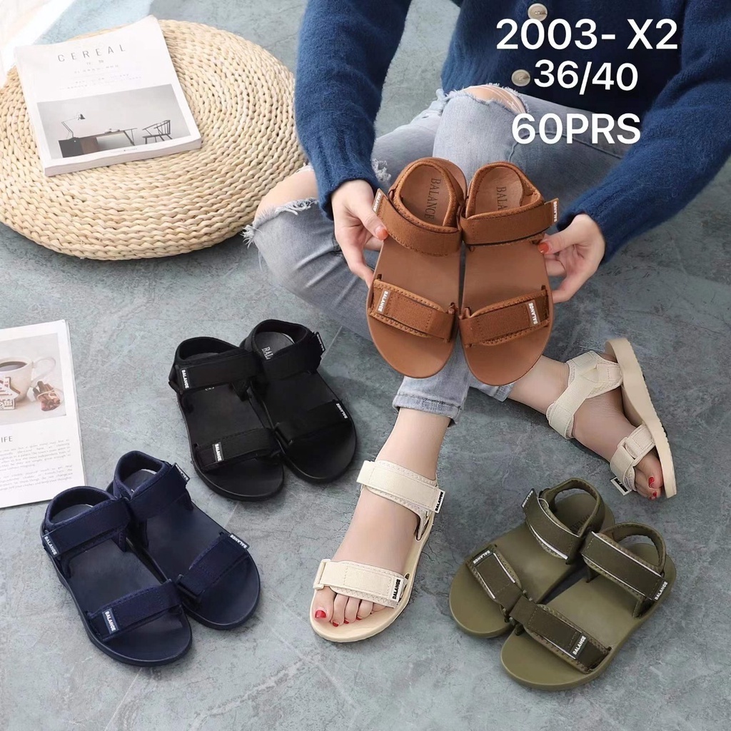 SANDAL BALANCE  2003 X2 SANDAL GUNUNG WANITA PEREKAT 100% ORIGINAL NYAMAN AWET SOL ANTI SLIP KUALITAS IMPORT