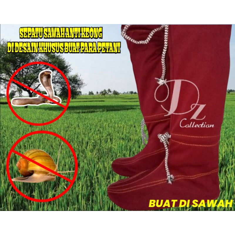 sepatu sawah anti keong kusus buat petani