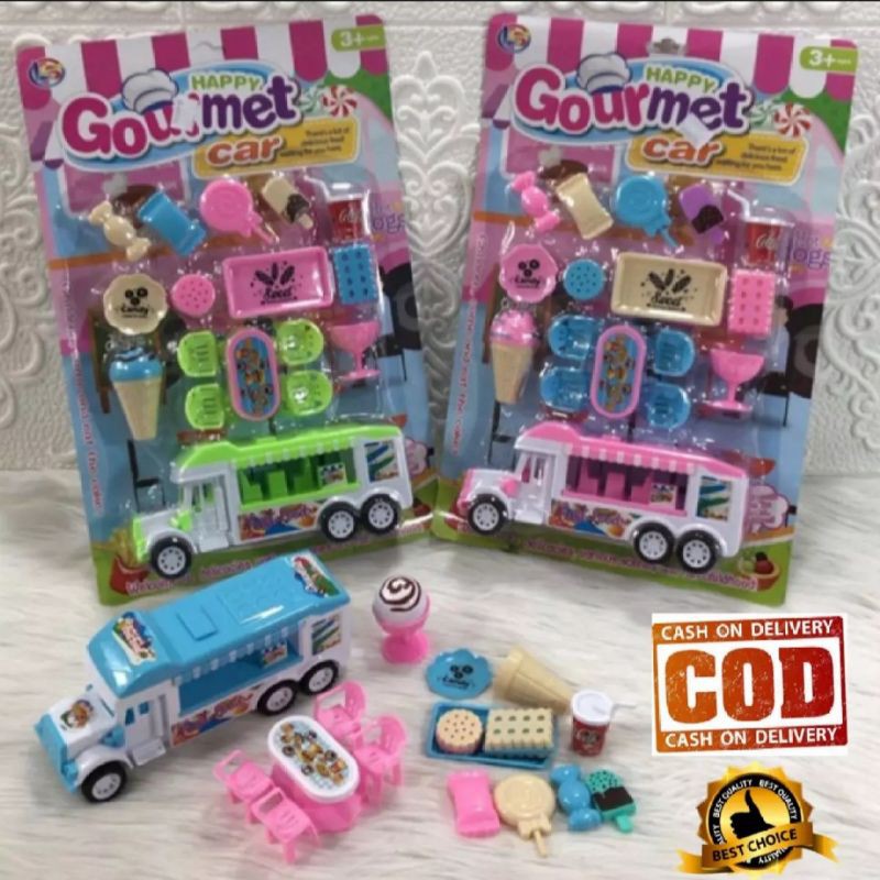 ( BISA COD ) MAINAN ANAK HAPPY GOURMET CAR / L15-08-20