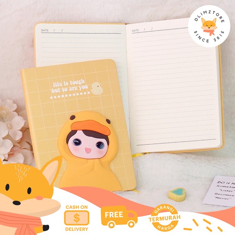 

[DZ] ST322 - Set Buku Tulis Notebook Karakter Bebek