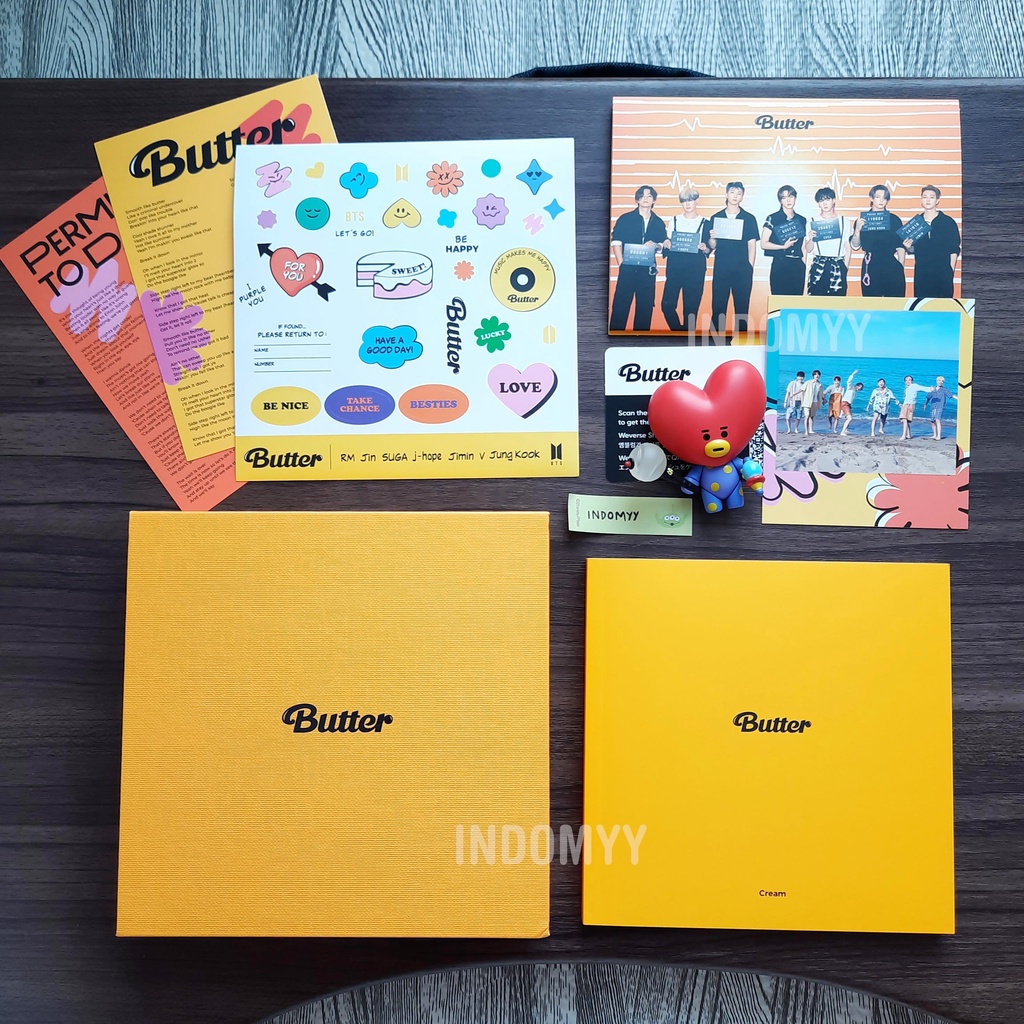 [Ready & Sharing] BTS Butter Album Peaches Cream CD official bangtan murah share [BACA DESKRIPSI]
