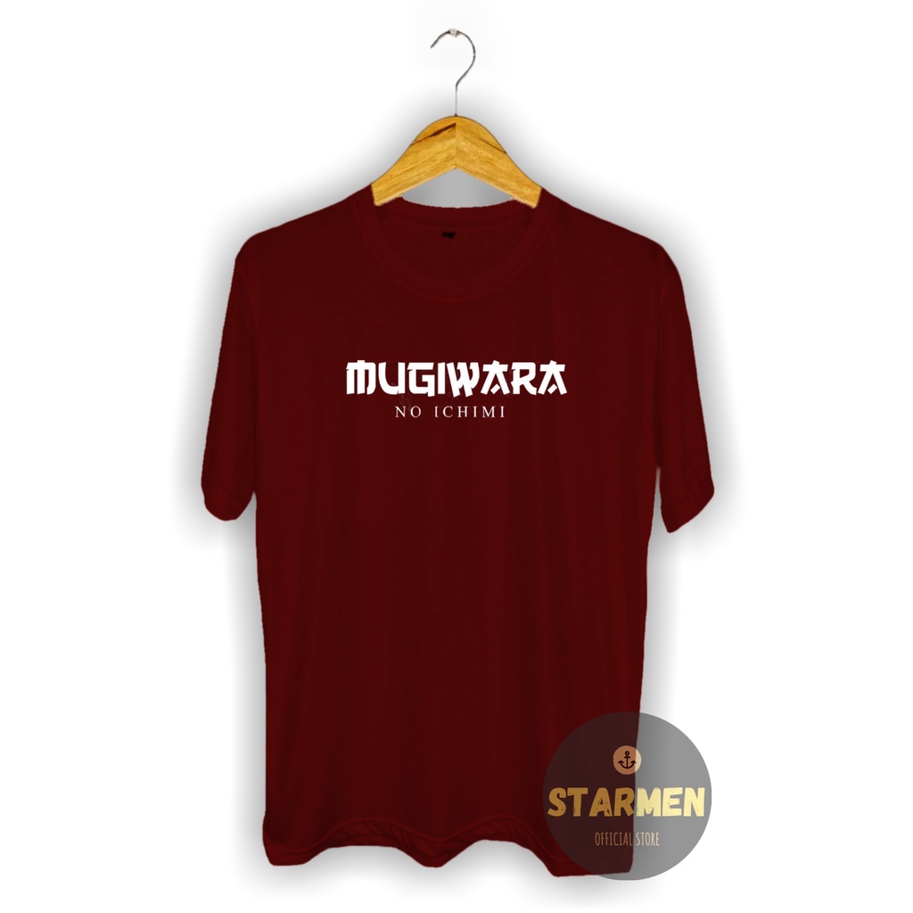 Kaos Distro Pria T-Shirt Motif Kata Kata MUGIWARA