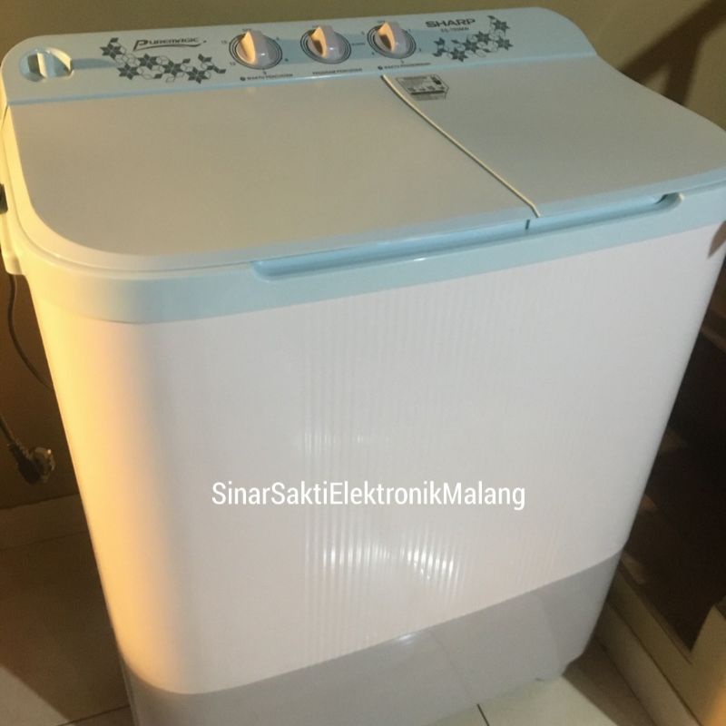 Sharp Mesin Cuci 2 Tabung 7 Kg / 6,5 Kg Low Watt 6.5 EST 65 MW T65 7kg Termurah Malang