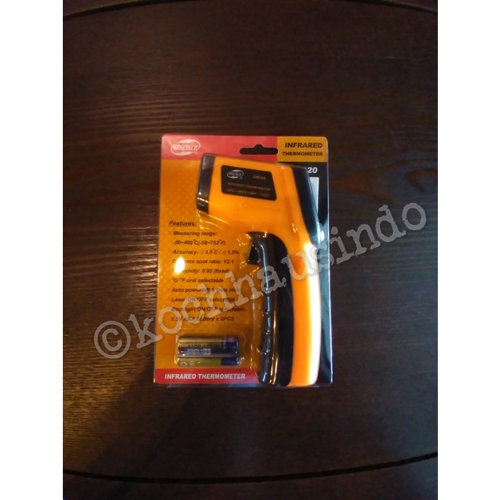 

IR Thermometer GM320 D:S=12:1 Termometer Infrared Suhu Masakan