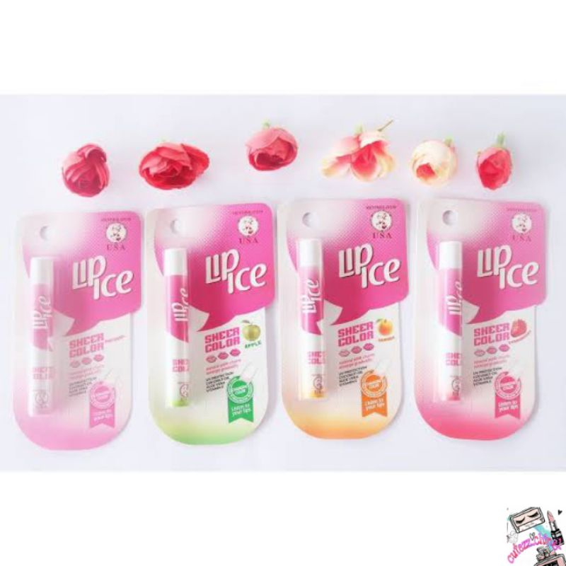 ☃Cutezz_Ching1☃Lip Ice Sheer Color 2.2gr - Pelembab Bibir