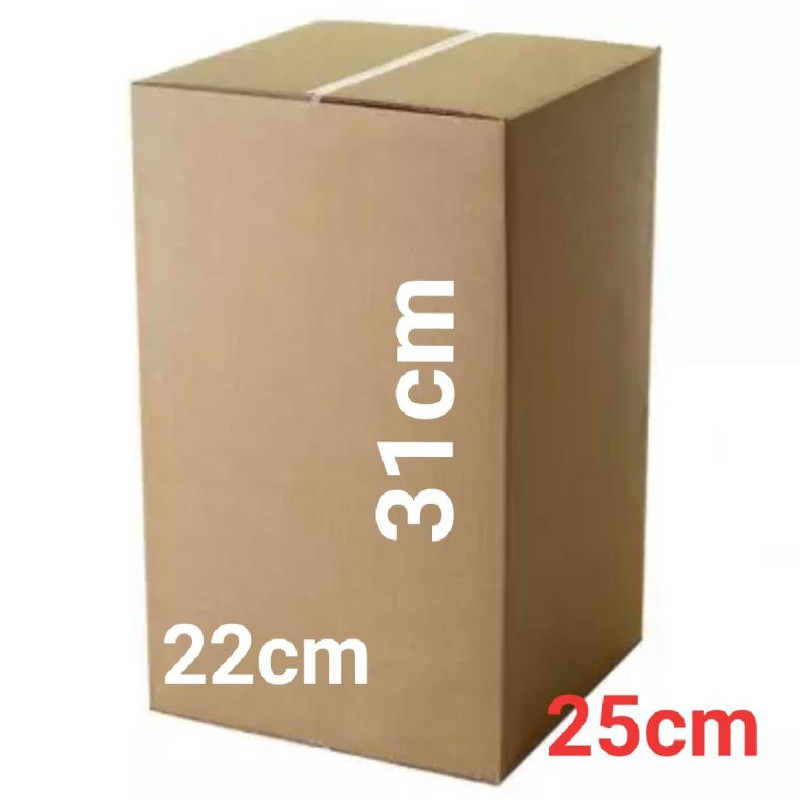 

20BIJI KARDUS PACKAGING POLOS BARU 25x22x31CM BOX PACKAGING