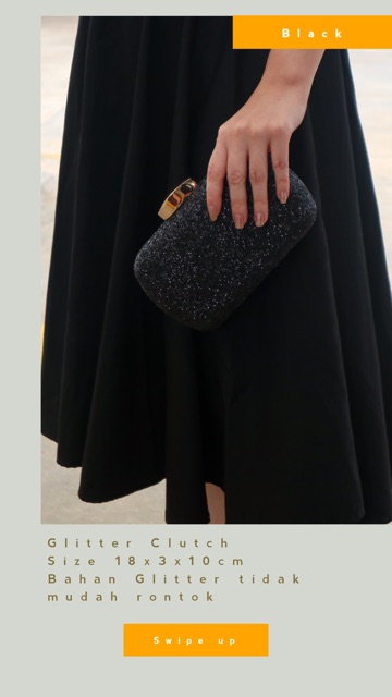 CLASSIC CLUTCH GLITTER