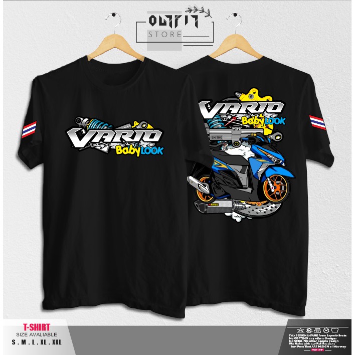 Kaos Fake Mothai Thailook Vario Babylook 150 Terlaris - OUTFIT