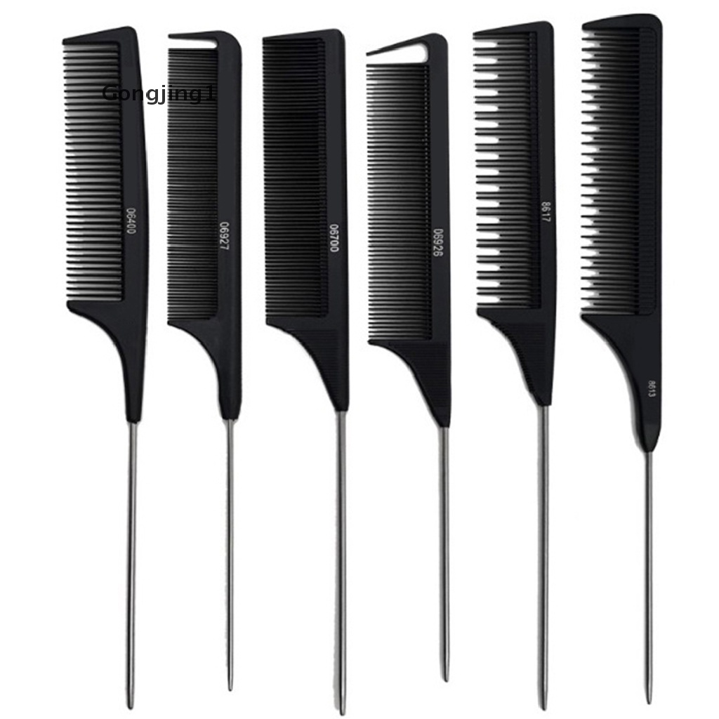 Gongjing1 Sisir Rambut Profesional Bahan Stainless Steel