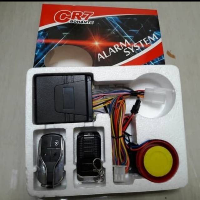 Alarm remot motor merk CR7 universal motor Nmax Aerox Vario Beat Mio Vixion cb150r Verza