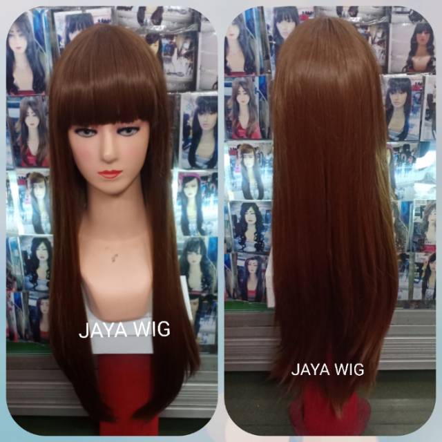 WIG LURUS PANJANG PONI DEPAN