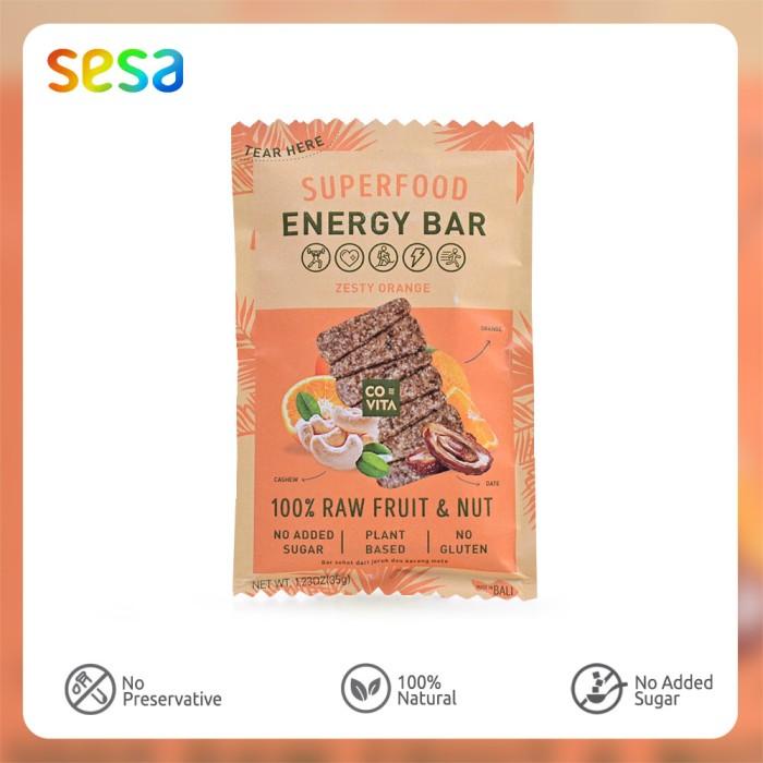

Covita Energy Bar Zesty Orange 35 g Best Seller
