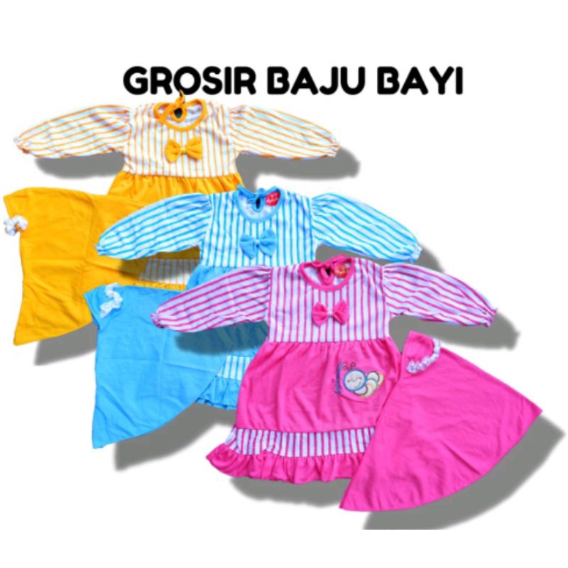 1 set baju gamis bayi