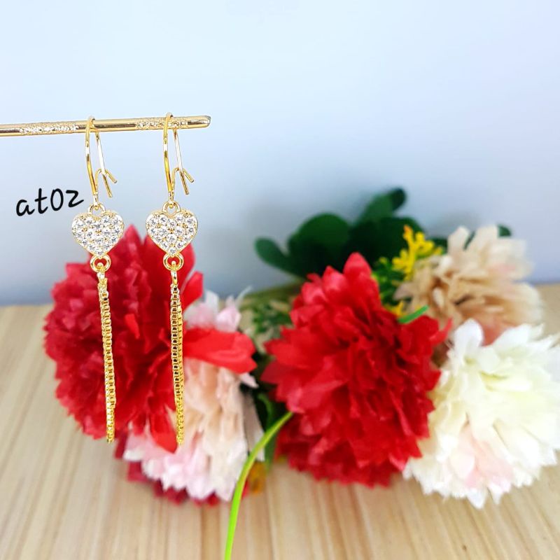 Anting titanium import kode A 04 import awet,tahan lama,