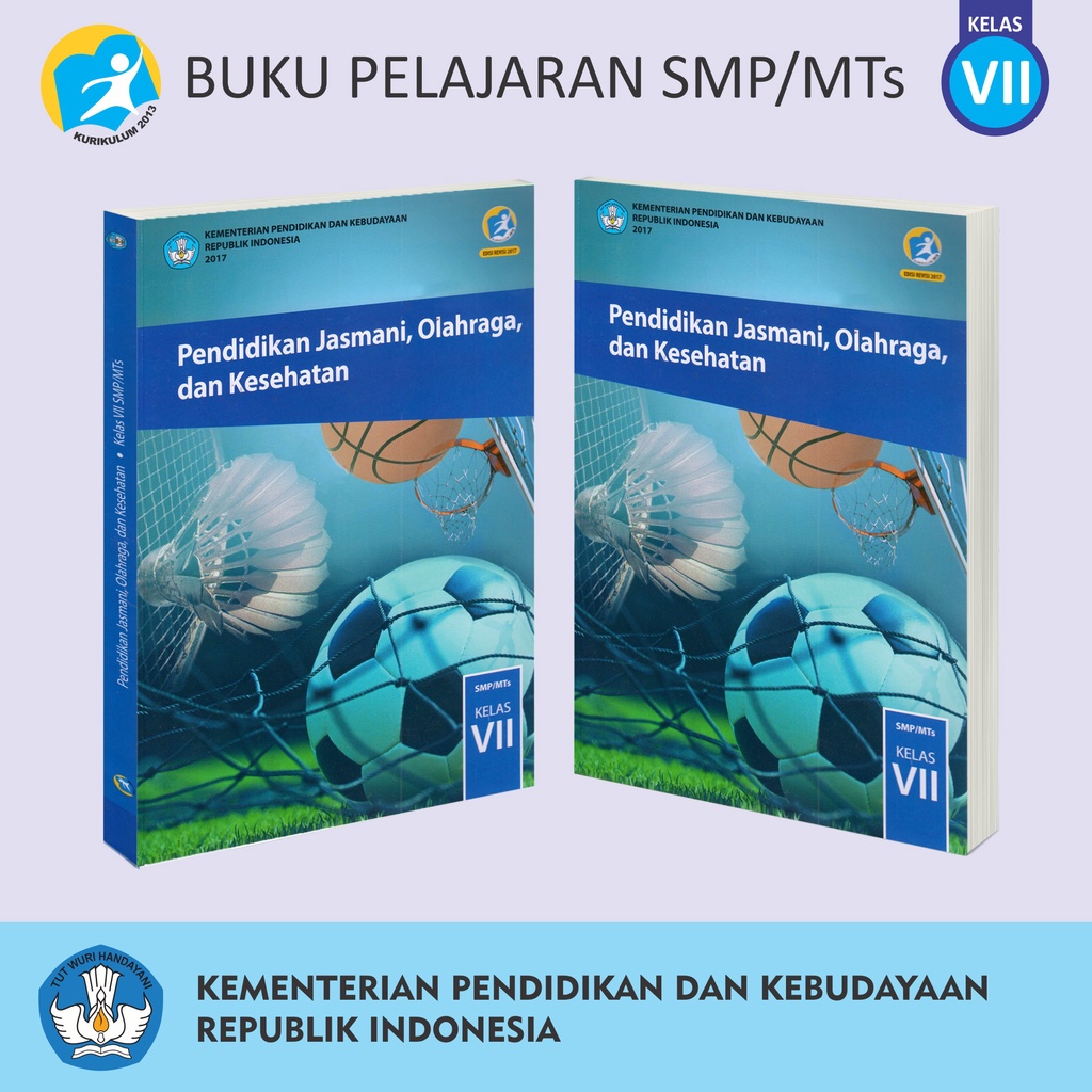 Buku Pendidikan Tingkat SMP MTs Kelas VII Matematika Bahasa Inggris Indonesia Penjaskes Seni Budaya IPA IPS Prakarya-1