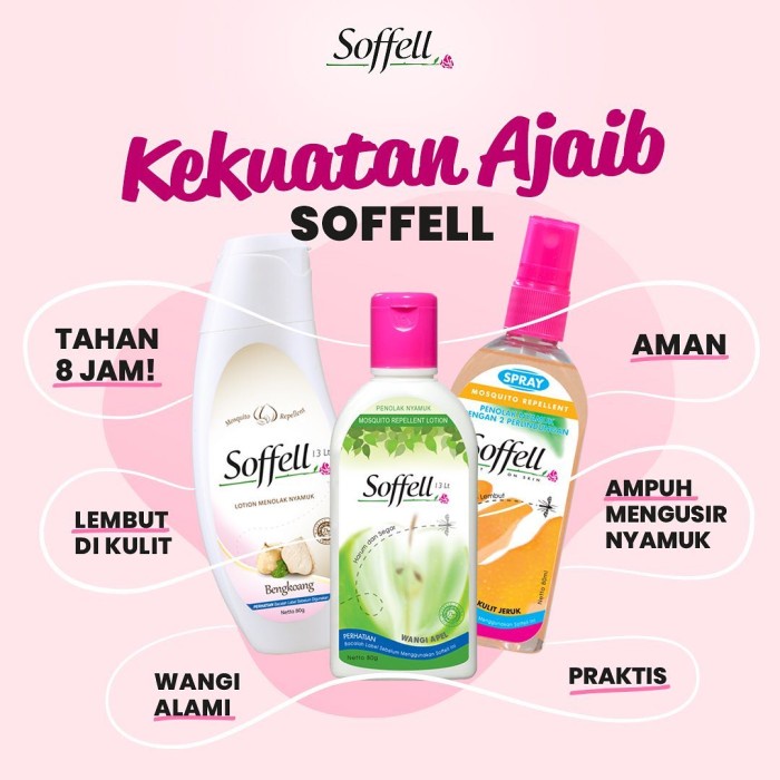 Soffel - Anti Nyamuk Botol 80 Gr Lotion Penolak Nyamuk #98