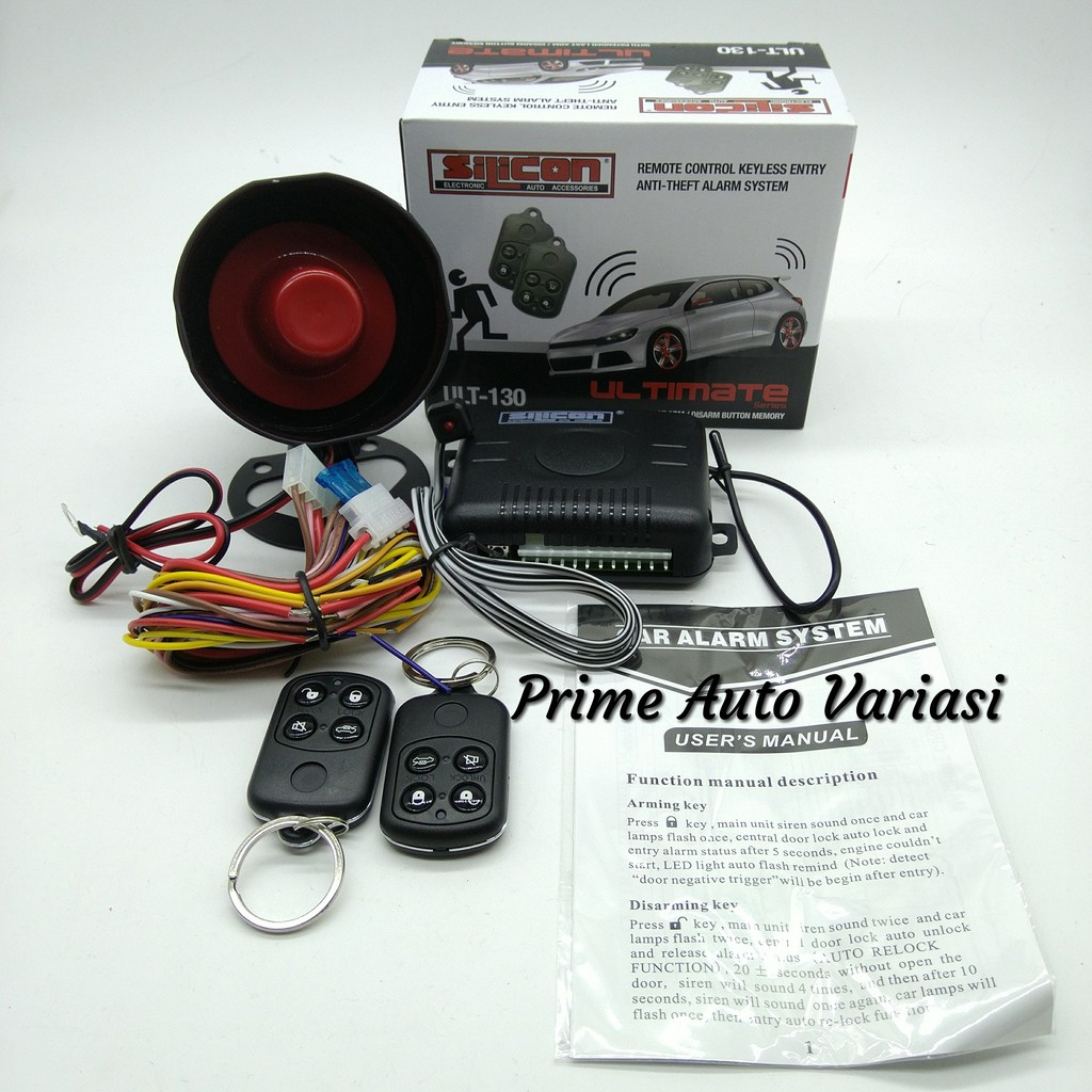  ALARM  MOBIL  UNIVERSAL SILICON ULT 130 PREMIUM Shopee 